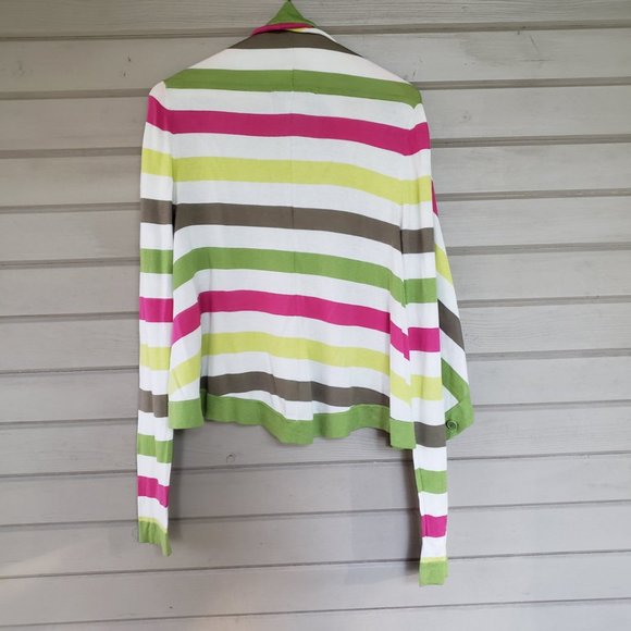 Vintage Y2K BCBG MAXAZRIA Striped Knit Crop Top Women's Small - Picture 6 of 12